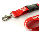 Lanyard with foam imprint